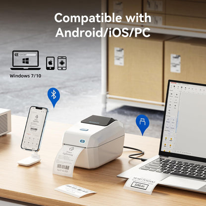 NIIMBOT - K3 - THERMAL BUSINESS BLUETOOTH LABEL PRINTER - INCLUDING 50*30MM LABEL ROLL WITH 900 LABELS