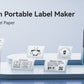 NB589 - NIIMBOT - MODEL: M2_H - THERMAL TRANSFER BLUETOOTH LABEL PRINTER - 300DPI - INCLUDING BLACK RIBBON CARTRIDGE & 50*30MM LABEL ROLL