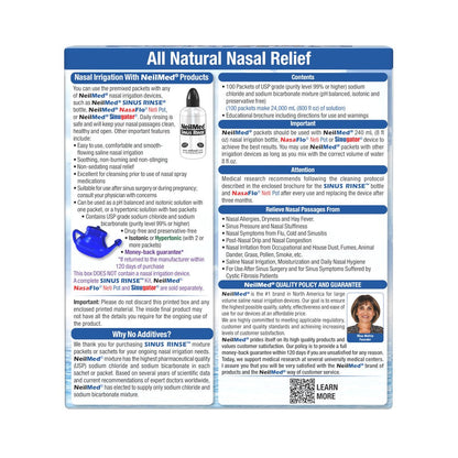 NEILMED - SINUS RINSE - 120 SACHETS