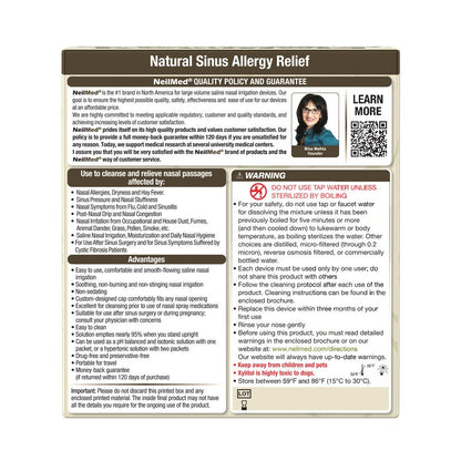 NEILMED - SINUS RINSE KIT - 50 XYLITOL SACHETS