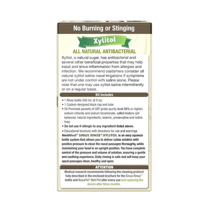 NEILMED - SINUS RINSE KIT - 50 XYLITOL SACHETS