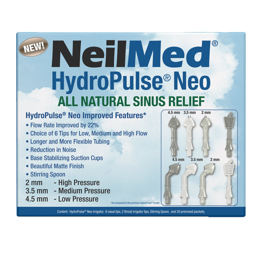 NEILMED - HYDROPULSE NEO - ELECTRICAL SINUS IRRIGATOR - 30 SACHETS