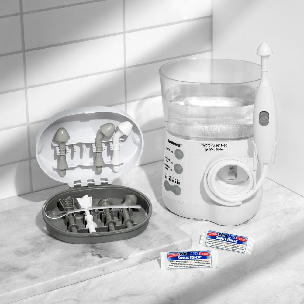 NEILMED - HYDROPULSE NEO - ELECTRICAL SINUS IRRIGATOR - 30 SACHETS