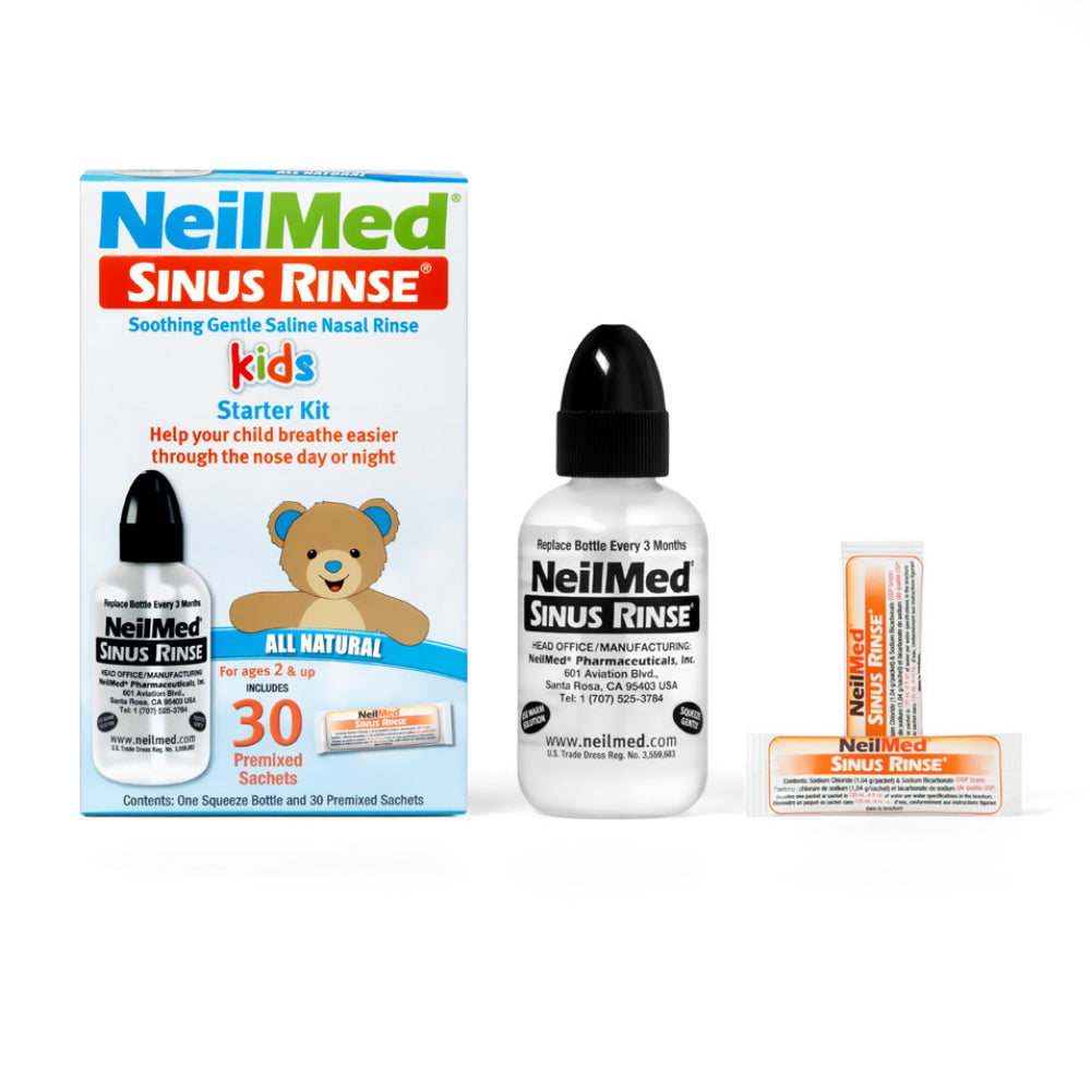 NEILMED - SINUS RINSE - KIDS STARTER KIT - 30 SACHETS