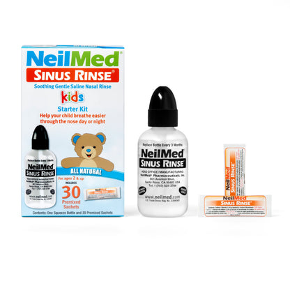 NEILMED - SINUS RINSE - KIDS STARTER KIT - 30 SACHETS