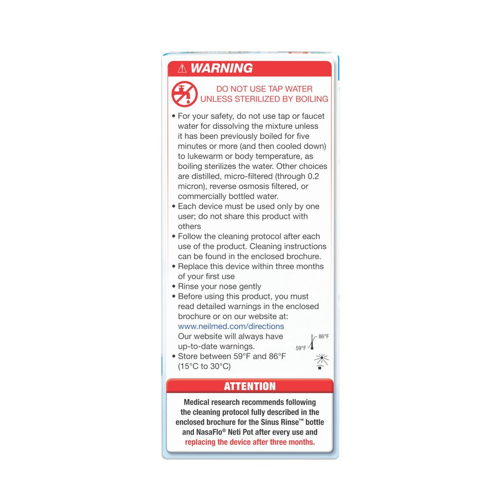 NEILMED - SINUS RINSE - KIDS STARTER KIT - 30 SACHETS