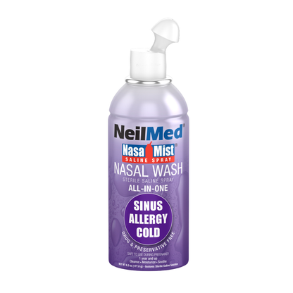 NEILMED - NASAMIST- SALINE SPRAY NASAL WASH - MULTIPURPOSE - 177 ML
