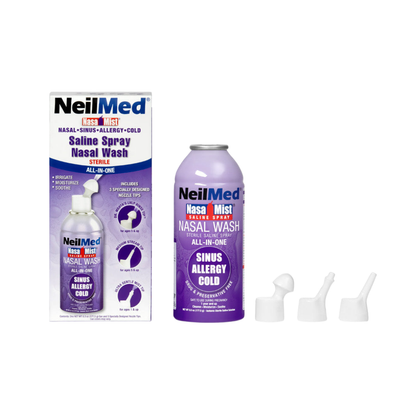 NEILMED - NASAMIST- SALINE SPRAY NASAL WASH - MULTIPURPOSE - 177 ML