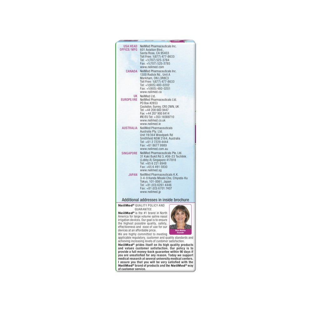NEILMED - NASPIRA PLUS - NASAL-ORAL ASPIRATOR WITH 8 SALINE VIALS