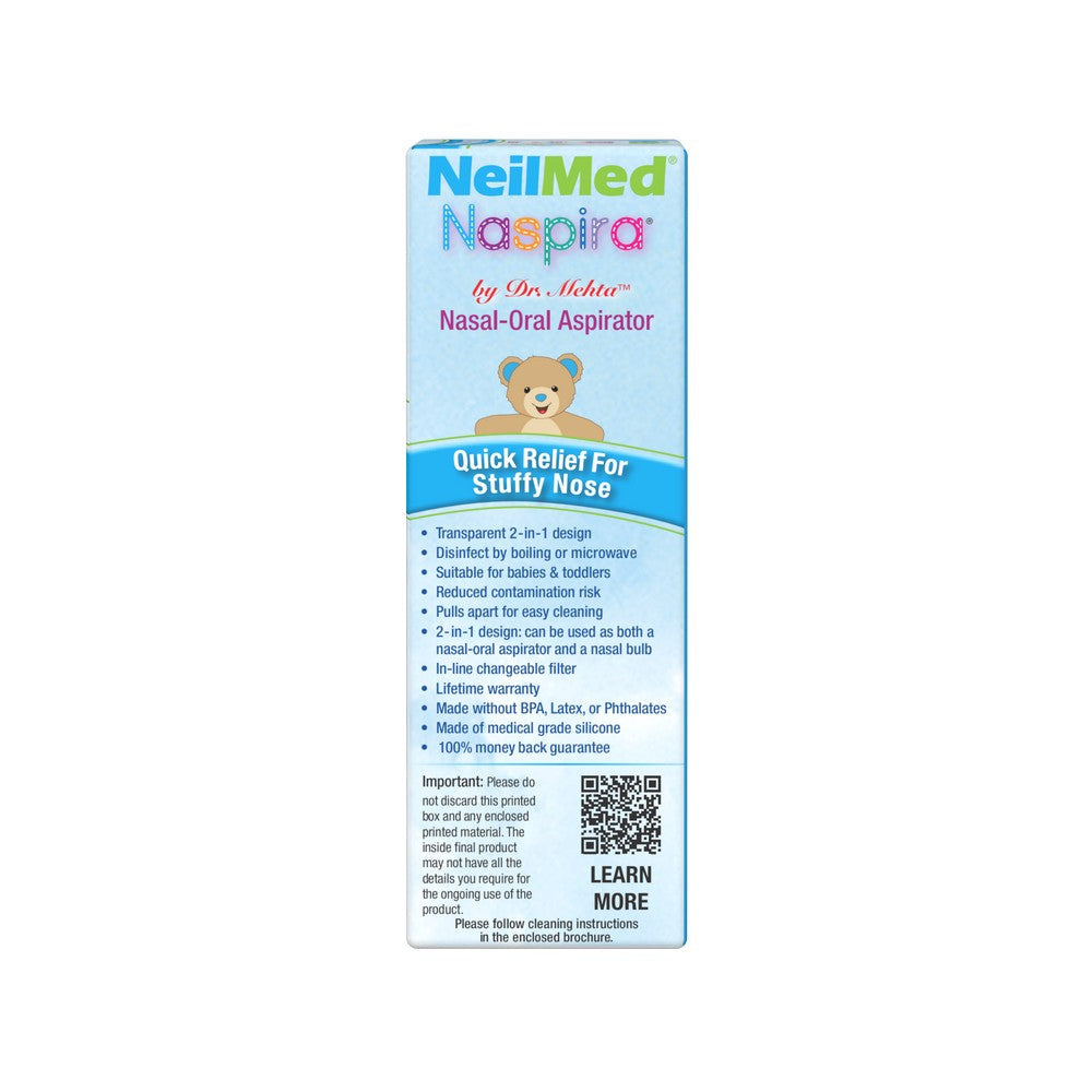 NEILMED - NASPIRA - NASAL-ORAL ASPIRATOR