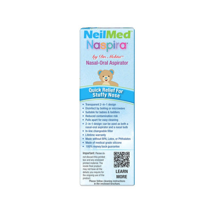 NEILMED - NASPIRA - NASAL-ORAL ASPIRATOR
