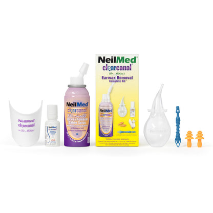 NEILMED - CLEARCANAL - EAR WAX REMOVAL COMPLETE KIT - 75 ML