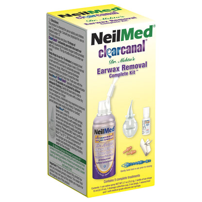 NEILMED - CLEARCANAL - EAR WAX REMOVAL COMPLETE KIT - 75 ML