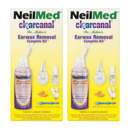 NEILMED - CLEARCANAL - EAR WAX REMOVAL COMPLETE KIT - 75 ML