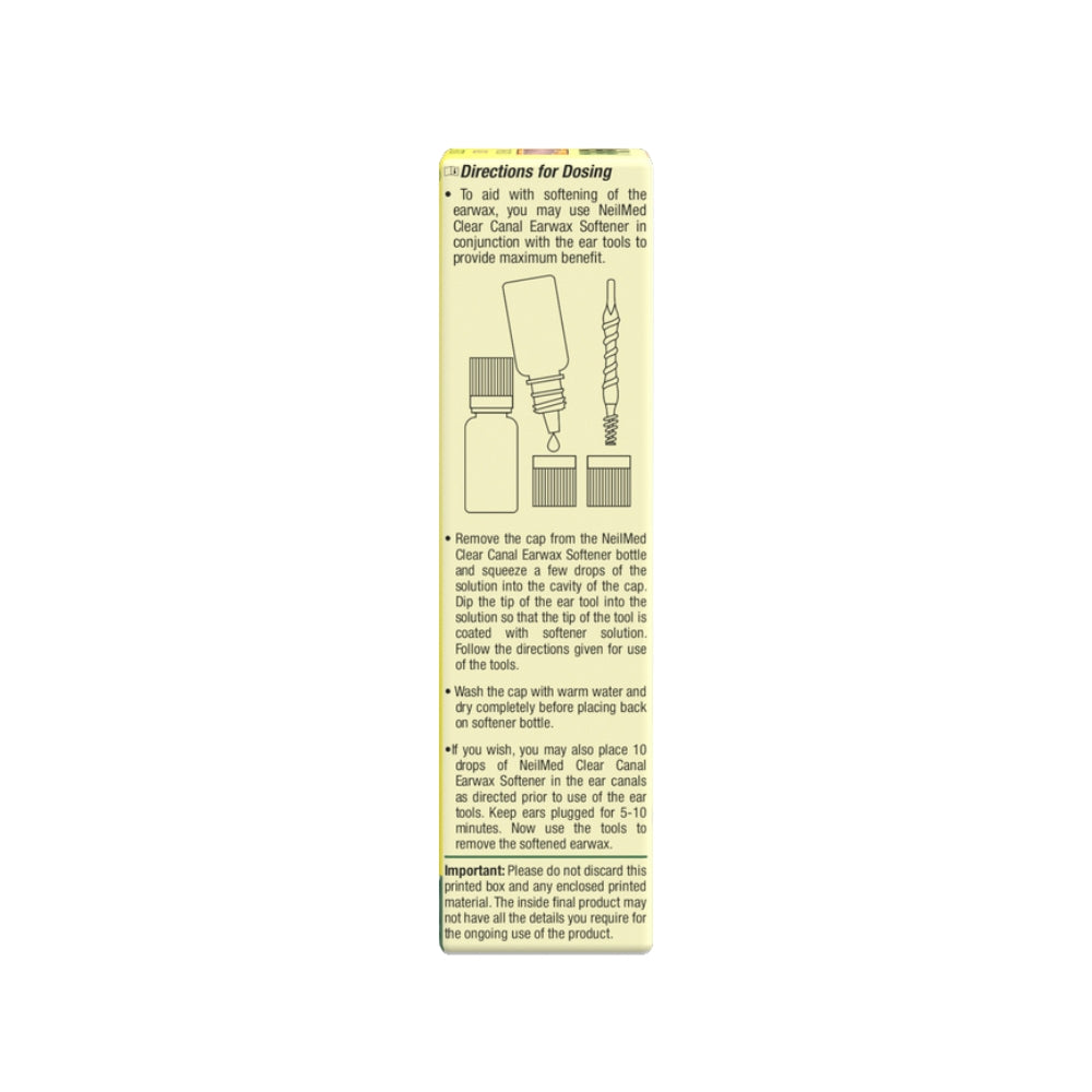NEILMED - WAXOUT PLUS - REUSEASBLE EAR CLEANERS  WITH CARBAMIDE PEROXIDE