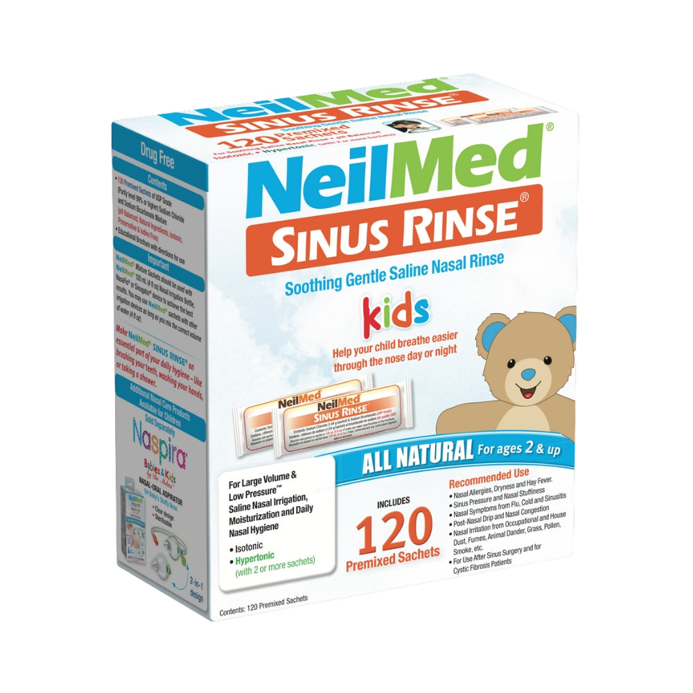 NEILMED - SINUS RINSE - KIDS REFILL - 120 SACHETS