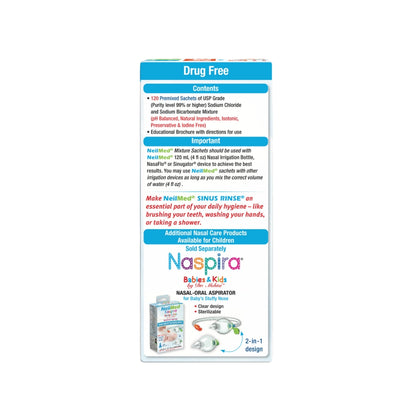 NEILMED - SINUS RINSE - KIDS REFILL - 120 SACHETS