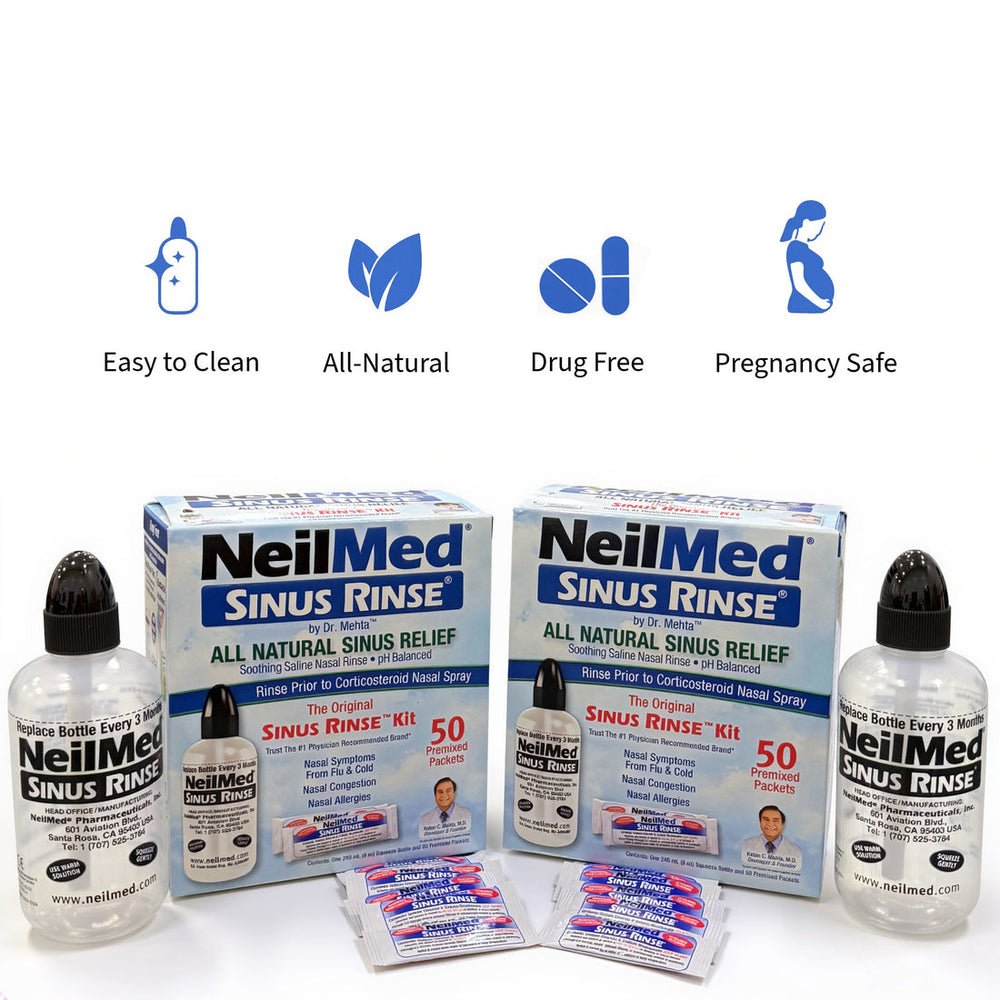 NEILMED - SINUS RINSE KIT - 60 SACHETS