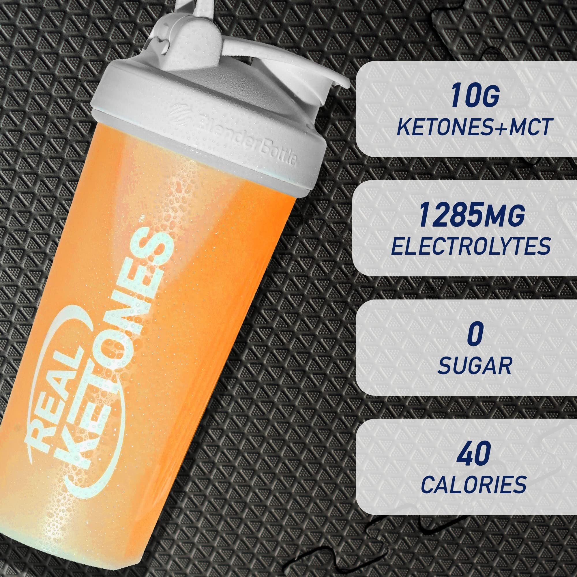 REAL KETONES - ELEVATE - D-BHB & MCT & ELECTROLYTES - 30 STICK PACK GUSSET BAG