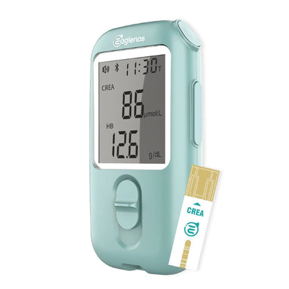 EAGLENOS - CREATININE, URIC ACID & GLUCOSE BLOOD TEST METER ONLY (M432) - NO STRIPS OR ACCESSORIES