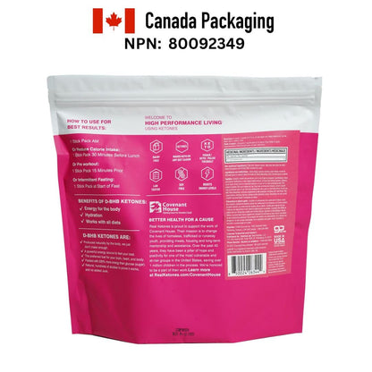 REAL KETONES - SHIFT - D-BHB EXOGENOUS KETONE DRINK MIX POWDER + ELECTROLYTES - 30 PACKETS