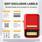 NB109 - NIIMBOT - B21 - PORTABLE THERMAL LABEL BLUETOOTH PRINTER INCLUDING FREE LABEL (50*30MM - WHITE)