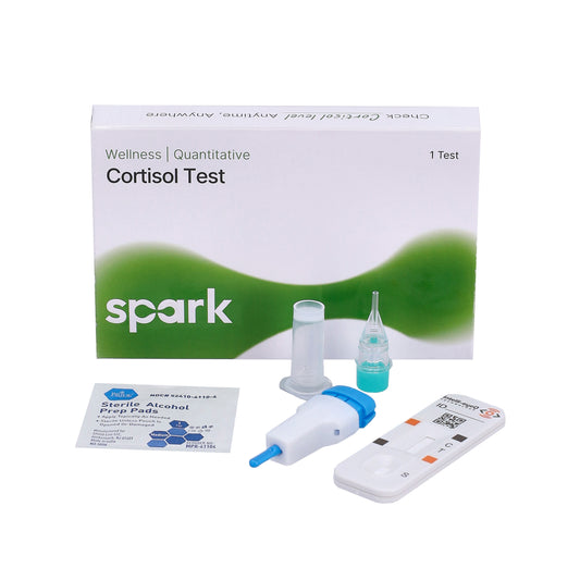 SPARK D - CORTISOL - BLOOD SELF TEST KIT - SINGLE USE - QUANTITATIVE