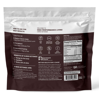 REAL KETONES - SHIFT - D-BHB EXOGENOUS KETONE DRINK MIX POWDER + ELECTROLYTES - 30 PACKETS