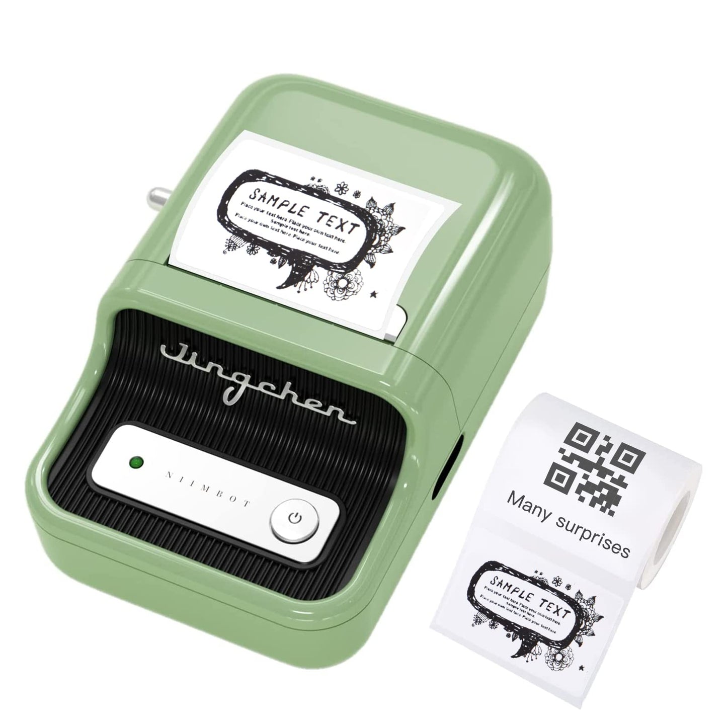 NB109 - NIIMBOT - B21 - PORTABLE THERMAL LABEL BLUETOOTH PRINTER INCLUDING FREE LABEL (50*30MM - WHITE)