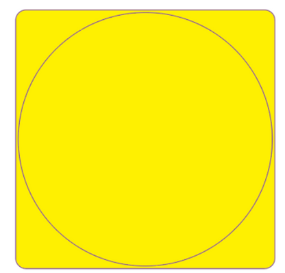 NB516 - NIIMBOT - B1 / B21 / B3S / B4 - R50X50MM - 150 LABELS PER ROLL - ROUND - YELLOW