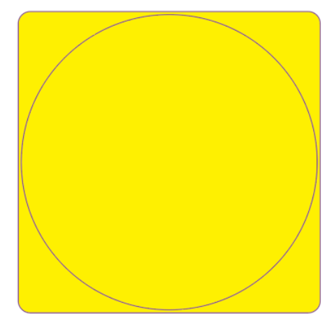 NB516 - Niimbot - B1 / B21 / B31 / B3S / B4 - 50x50mm - 150 Yellow Round Labels