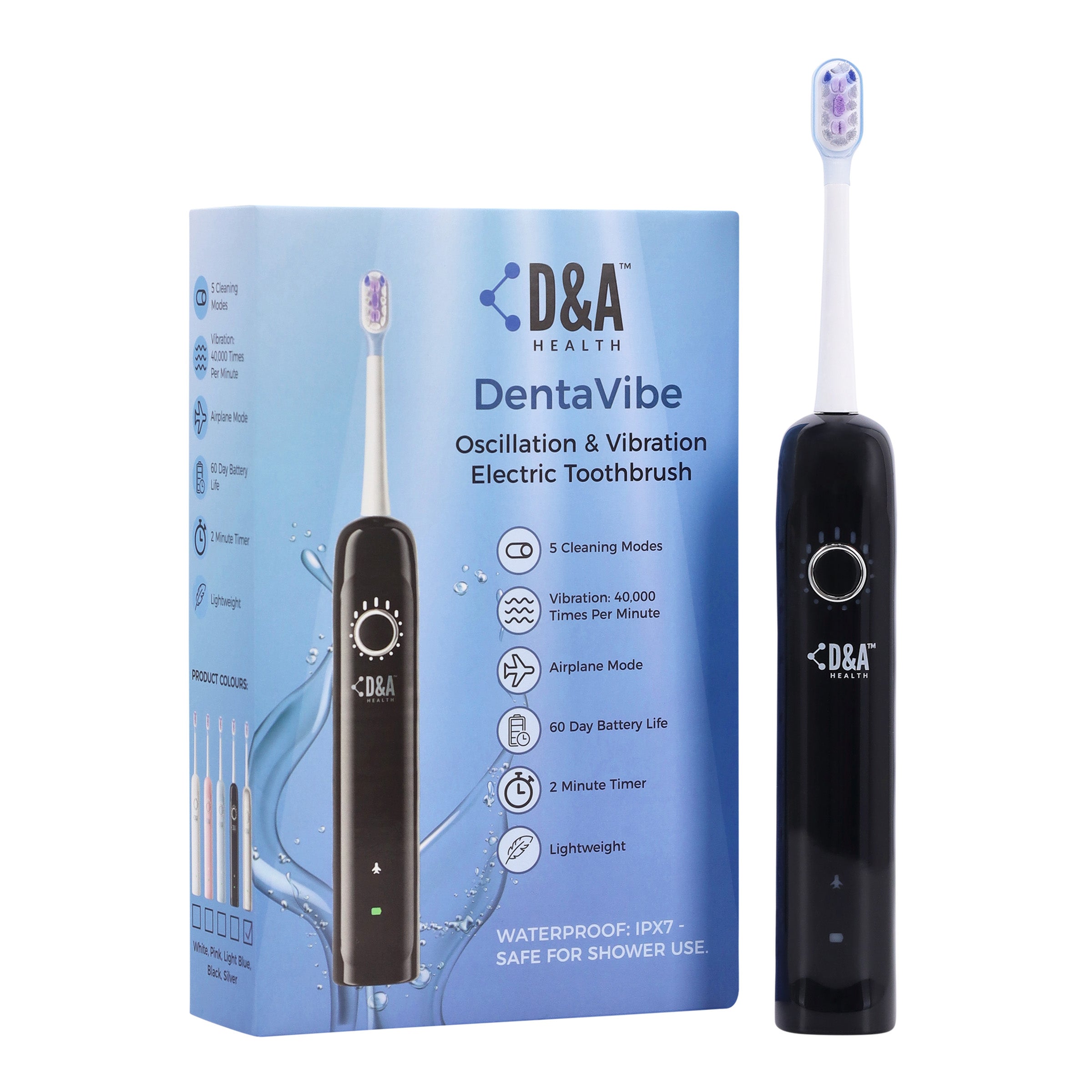 D&A HEALTH - DENTAVIBE - X1 - ELECTRONIC TOOTHBRUSH