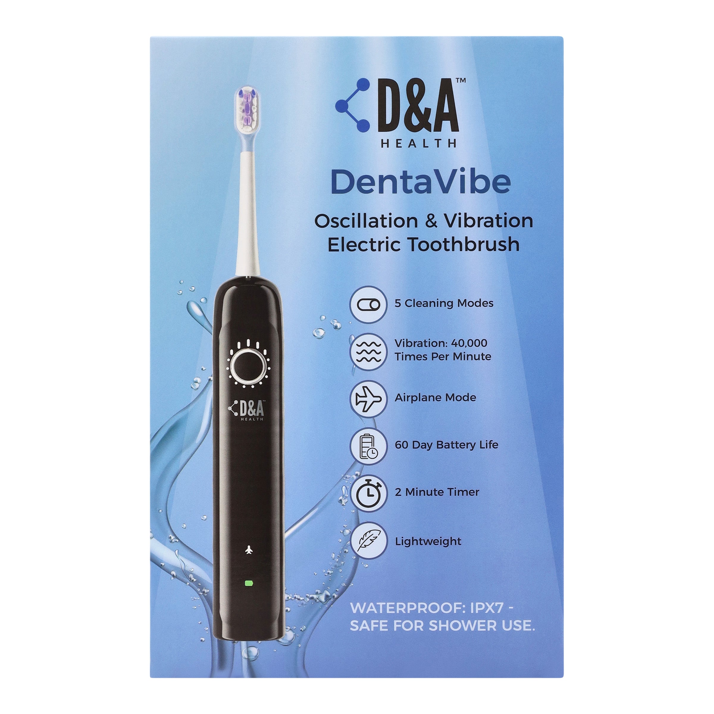 D&A HEALTH - DENTAVIBE - X1 - ELECTRONIC TOOTHBRUSH