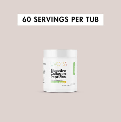UVORA - BIOACTIVE COLLAGEN PEPTIDES - SKIN, HAIR & NAILS - 150 GRAMS