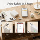 NIIMBOT - D110_M - PORTABLE BLUETOOTH LABEL PRINTER INCLUDING FREE LABEL ROLL (12*40MM - WHITE)