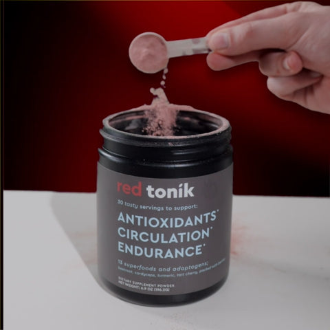 RED TONIK - 13 SUPERFOODS & ADAPTOGENS POWDER - 30 DAY SUPPLY - BERRY