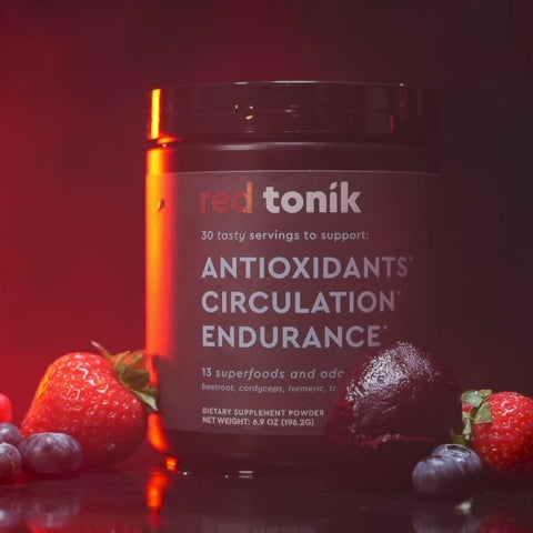 RED TONIK - 13 SUPERFOODS & ADAPTOGENS POWDER - 30 DAY SUPPLY - BERRY