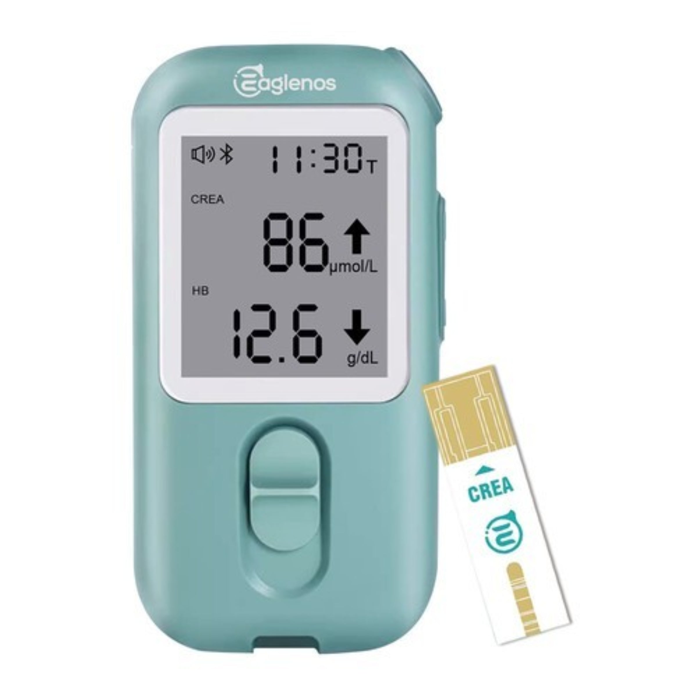 EAGLENOS - CREATININE, URIC ACID & GLUCOSE BLOOD TEST METER ONLY (M432) - NO STRIPS OR ACCESSORIES