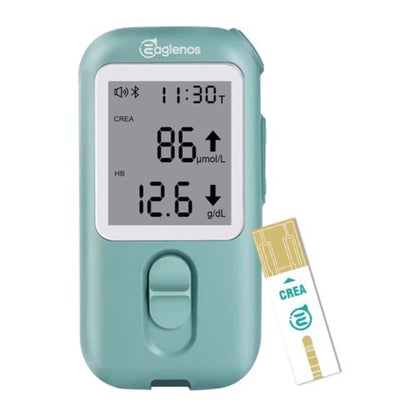 EAGLENOS - CREATININE, URIC ACID & GLUCOSE BLOOD TEST METER ONLY (M432) - NO STRIPS OR ACCESSORIES