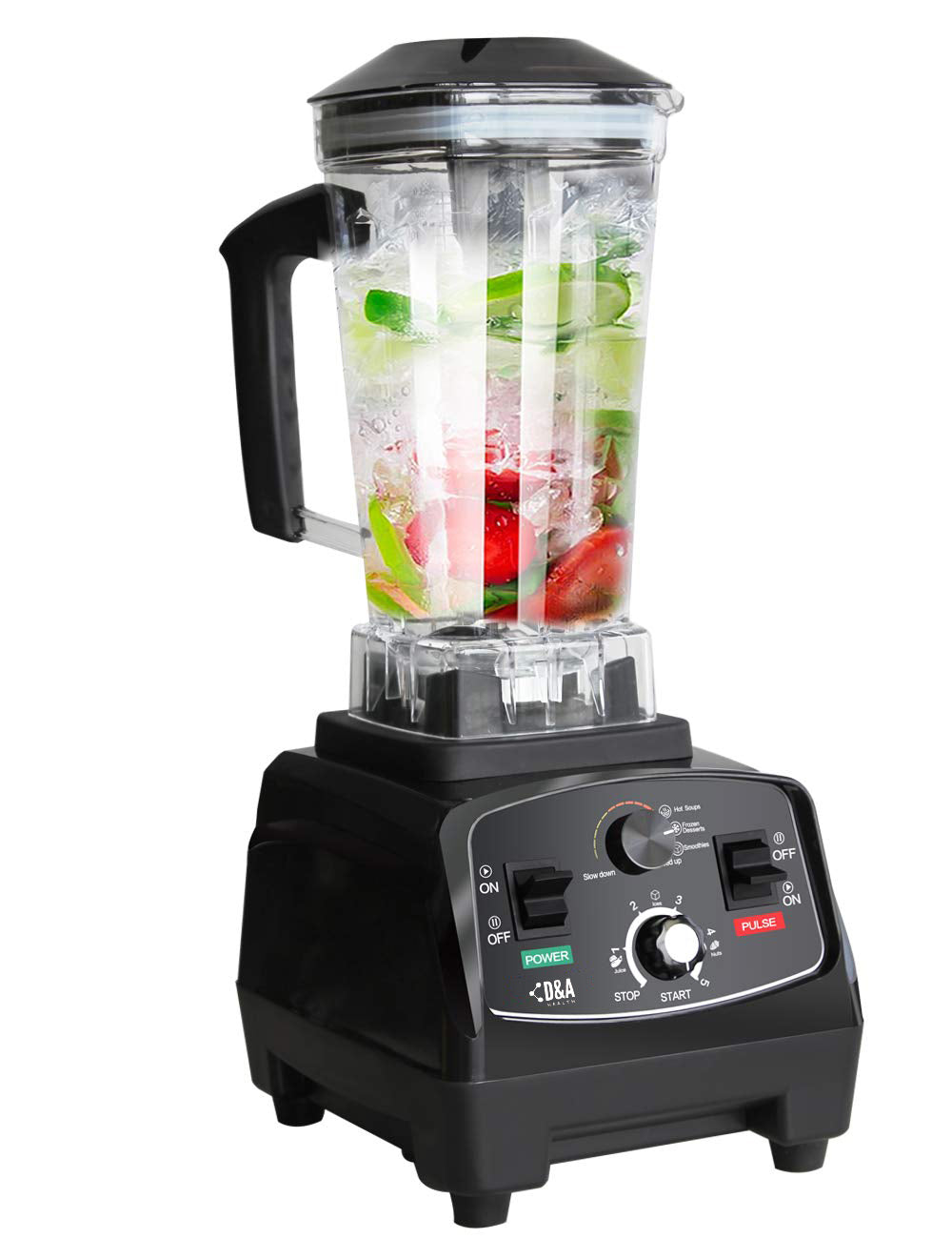 D&A HEALTH - ULTIMATE TURBO BLENDER - 2,200W & 2,000ML JUG