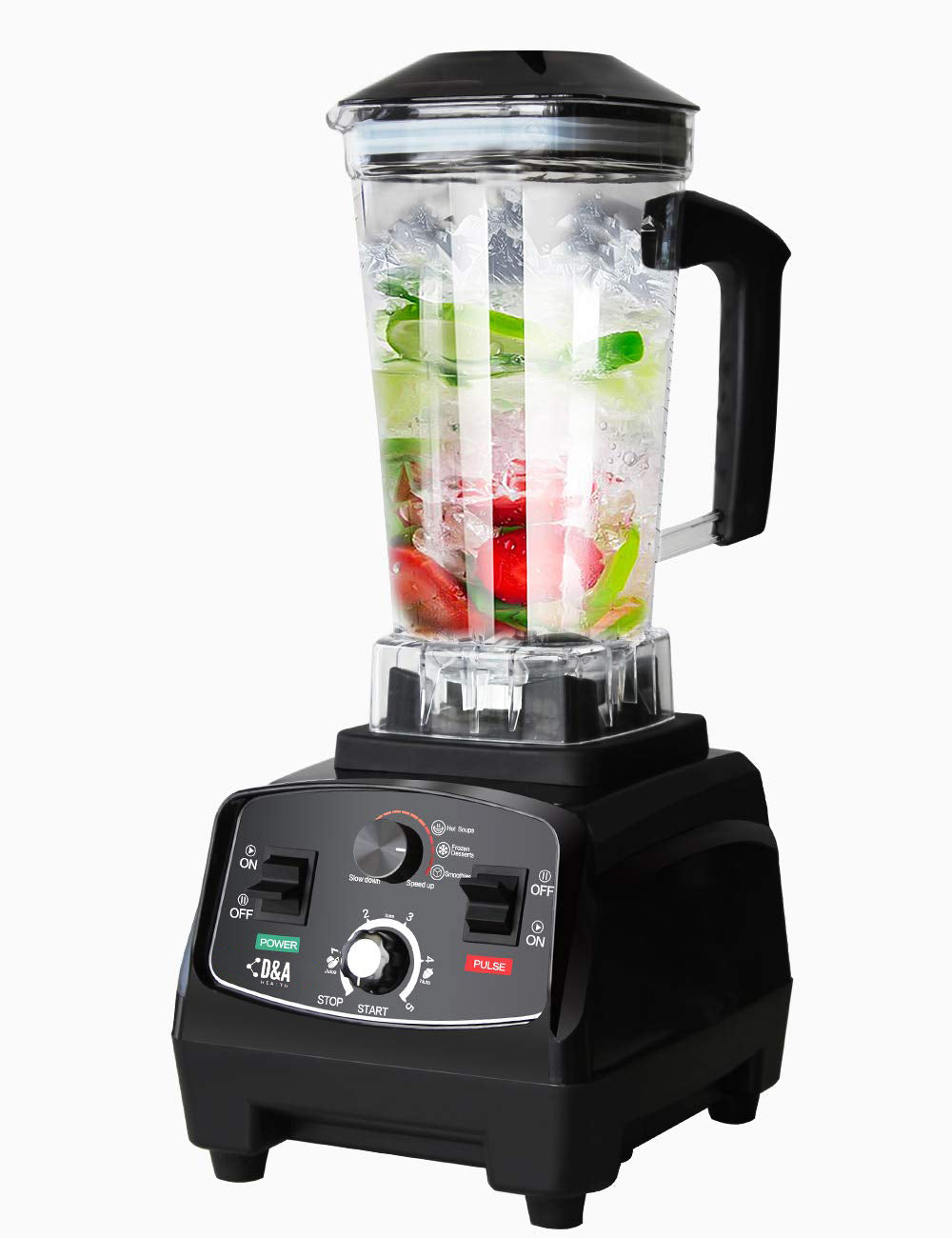 D&A HEALTH - ULTIMATE TURBO BLENDER - 2,200W & 2,000ML JUG