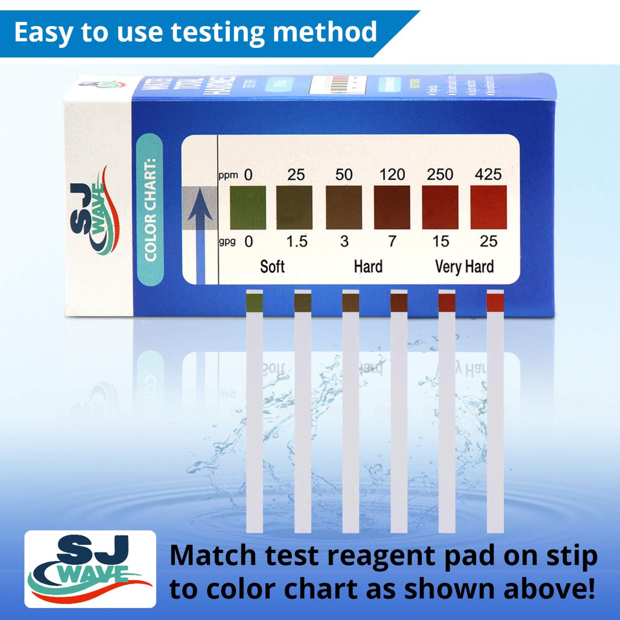 SJ WAVE - WATER TOTAL HARDNESS TEST STRIPS KIT (150'S)