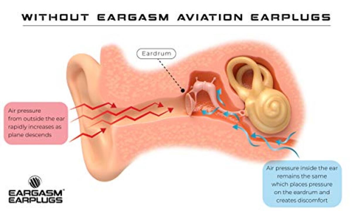 EARGASM - AVIATION EARPLUGS (STANDARD OR SMALL SIZE)