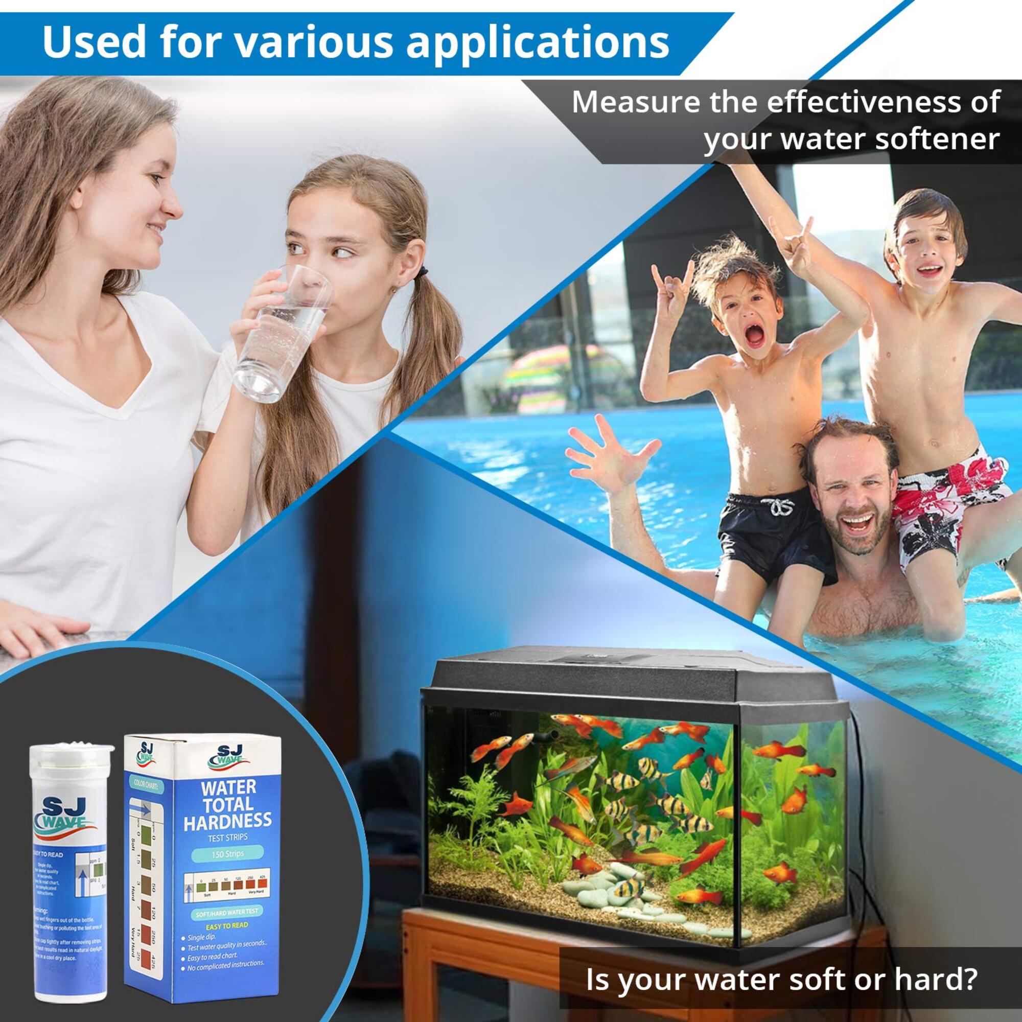 SJ WAVE - WATER TOTAL HARDNESS TEST STRIPS KIT (150'S)