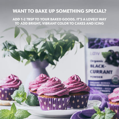 LOOV - ORGANIC BLACK-CURRANT POWDER (FREEZE-DRIED)