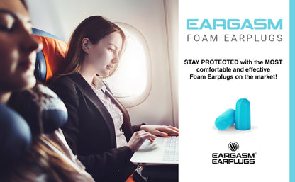 EARGASM - FOAM EARPLUGS - 100 COUNT (50 PAIRS)