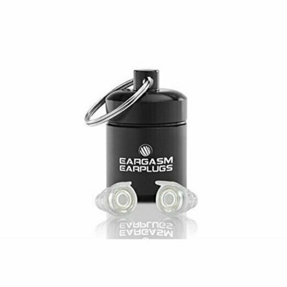 EARGASM HIGH FIDELITY EARPLUGS - SMALLER EARS OR STANDARD SIZE - TRANSPARENT EDITION