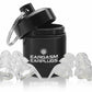 EARGASM HIGH FIDELITY EARPLUGS - SMALLER EARS OR STANDARD SIZE - TRANSPARENT EDITION