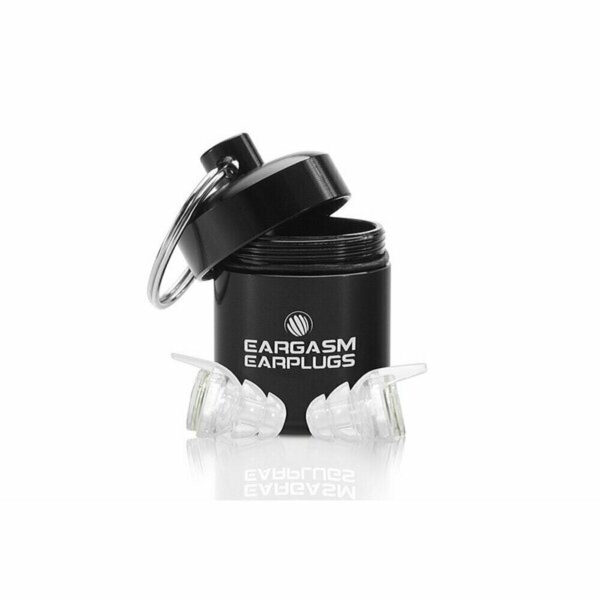 EARGASM HIGH FIDELITY EARPLUGS - SMALLER EARS OR STANDARD SIZE - TRANSPARENT EDITION