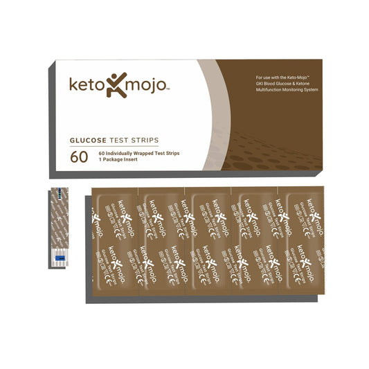 KETO MOJO™ - GKI - BLOOD GLUCOSE TEST STRIPS (60'S)